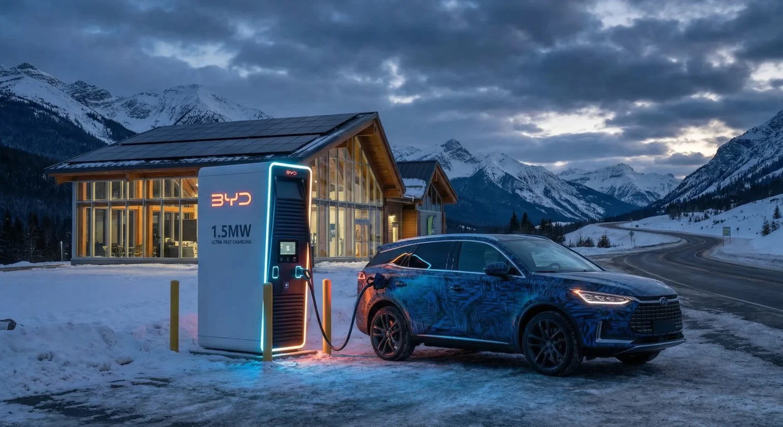 Canada To Get BYD Flash Electric Car Charging Network Before the US Does