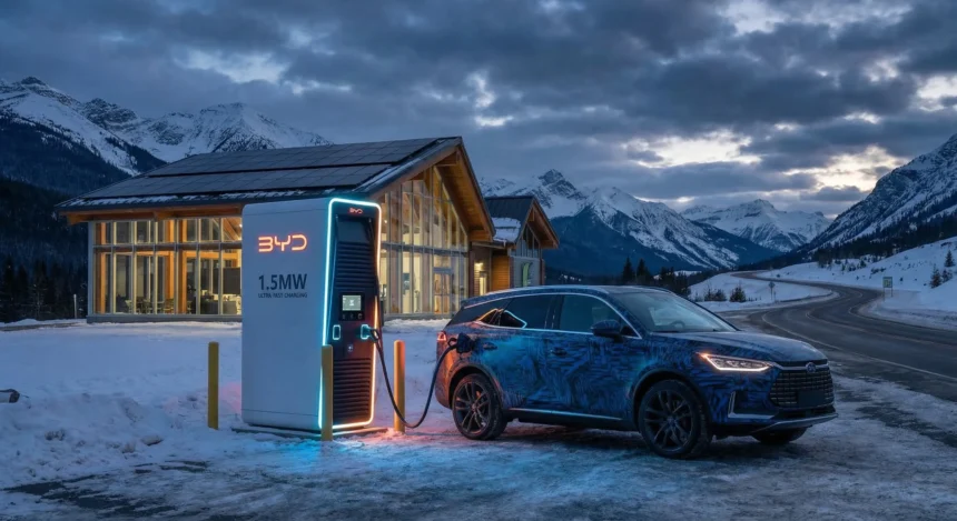 Canada To Get BYD Flash Electric Car Charging Network Before the US Does