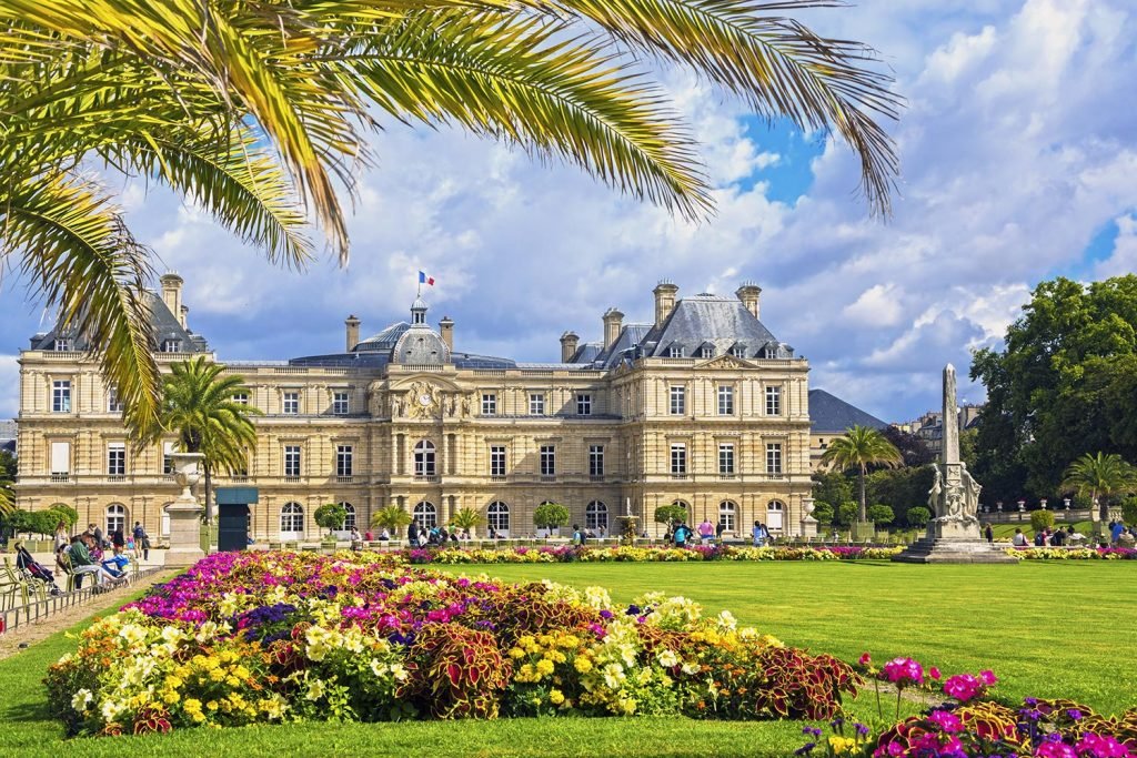 Luxembourg Gardens In Paris