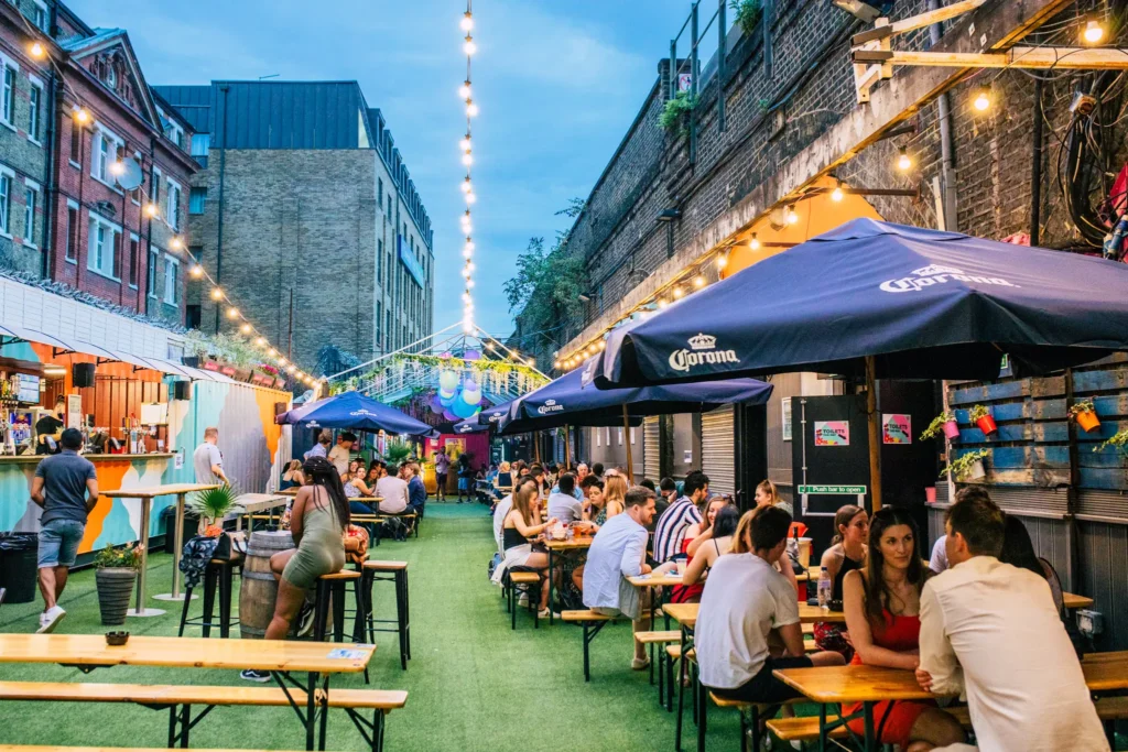 Vauxhall Food and Beer Garden South London at Its Finest